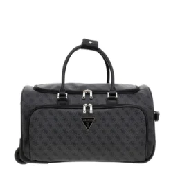 Guess Jesco Wheeled Duffel Coal