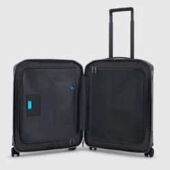 Piquadro PQ-Light Premium Slim Cabin Spinner 55 Grey-black -Goedkope Koffert Rein Winkel image 10294