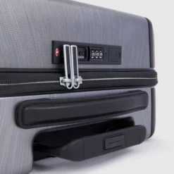 Piquadro PQ-Light Premium Slim Cabin Spinner 55 Grey-black -Goedkope Koffert Rein Winkel image 10296