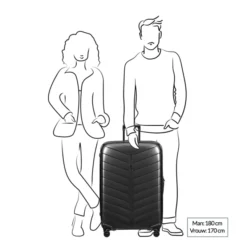 Samsonite Attrix Spinner 81 Anthracite -Goedkope Koffert Rein Winkel image 10300