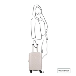 Guess Jesco 8-Wheel 18" Dove -Goedkope Koffert Rein Winkel image 10314