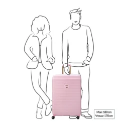 Delsey Freestyle 4 Wheel Trolley 76 Paonie -Goedkope Koffert Rein Winkel image 10321