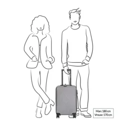 Enrico Benetti Louisville Handbagagekoffer 55/35 Roze 6 Enrico Benetti Louisville Handbagagekoffer 55/35 Roze -Goedkope Koffert Rein Winkel image 10550