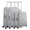 Samsonite S'Cure 4-Delige Kofferset 55/55/69/75 Silver