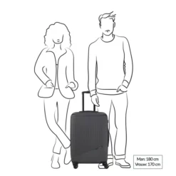 Travelite Bali 4 Wiel Trolley M Anthracite -Goedkope Koffert Rein Winkel image 10845