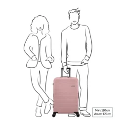 American Tourister Novastream Spinner 67 Exp Vintage Pink -Goedkope Koffert Rein Winkel image 10968