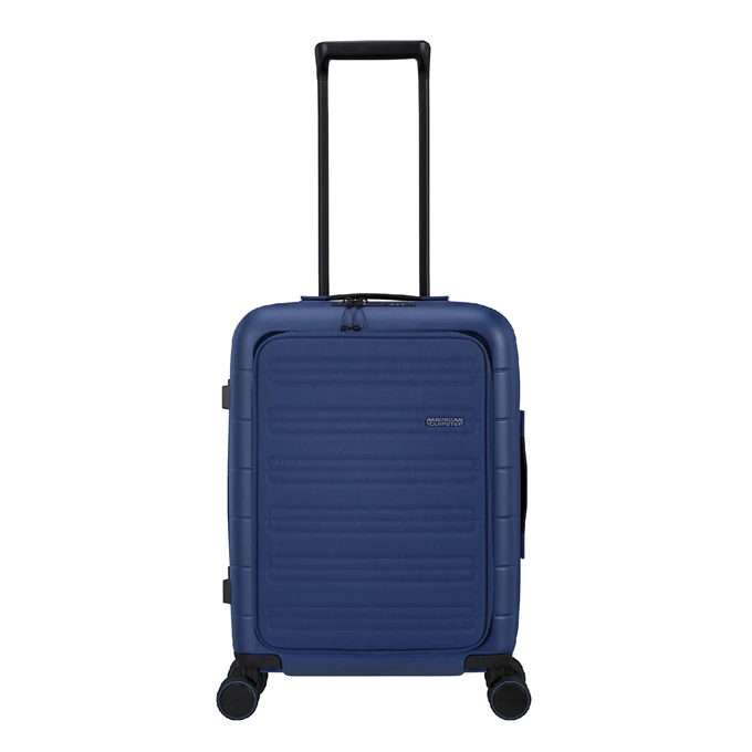 American Tourister Novastream Spinner 55 Exp Smart Navy Blue 1 American Tourister Novastream Spinner 55 Exp Smart Navy Blue