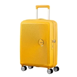American Tourister Soundbox Spinner 55 Expandable Golden Yellow -Goedkope Koffert Rein Winkel image 11082