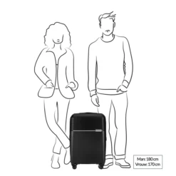 Hedgren Lineo Stripe 67 Expandable Black -Goedkope Koffert Rein Winkel image 11417