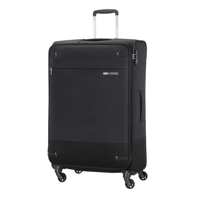 Samsonite Base Boost Spinner 78 Expandable Black 1 Samsonite Base Boost Spinner 78 Expandable Black