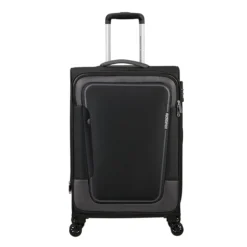 American Tourister Pulsonic Spinner 68 EXP Asphalt Black