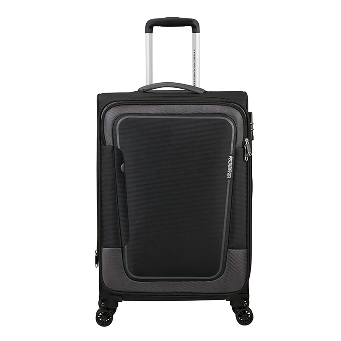 American Tourister Pulsonic Spinner 68 EXP Asphalt Black 1 American Tourister Pulsonic Spinner 68 EXP Asphalt Black