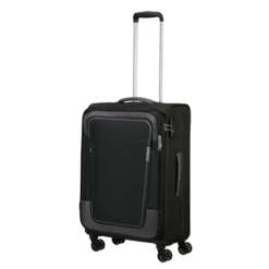 American Tourister Pulsonic Spinner 68 EXP Asphalt Black 13 American Tourister Pulsonic Spinner 68 EXP Asphalt Black -Goedkope Koffert Rein Winkel image 12006