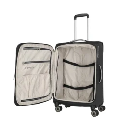 Travelite Miigo 4 Wheel Trolley M Expandable Black -Goedkope Koffert Rein Winkel image 12208