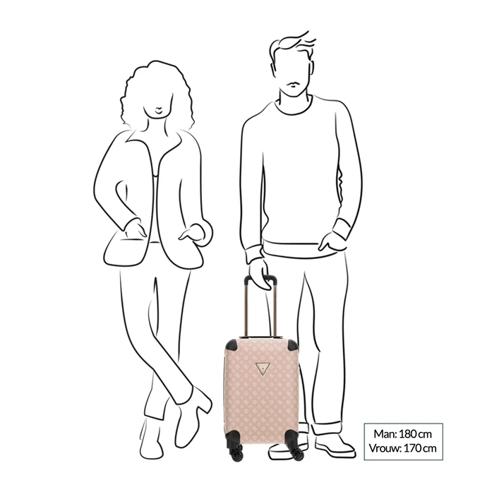 Guess Wilder 18 In 8-Wheeler Light Rose Logo 2 Guess Wilder 18 In 8-Wheeler Light Rose Logo - Afbeelding 2