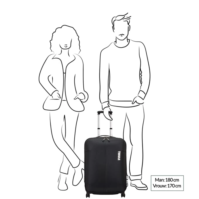 Thule Subterra Spinner 63 Black 2 Thule Subterra Spinner 63 Black - Afbeelding 2