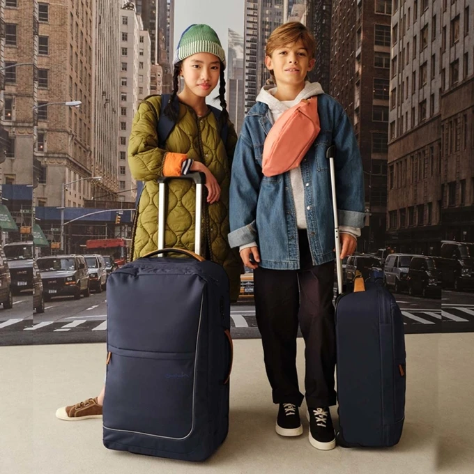 Satch Flow S Cabin Size Trolley Pure Navy 2 Satch Flow S Cabin Size Trolley Pure Navy - Afbeelding 2