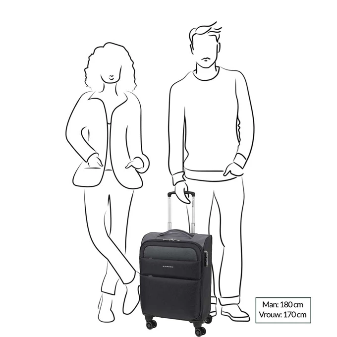 Gabol Cloud Cabin Trolley 55 Blue 2 Gabol Cloud Cabin Trolley 55 Blue - Afbeelding 2