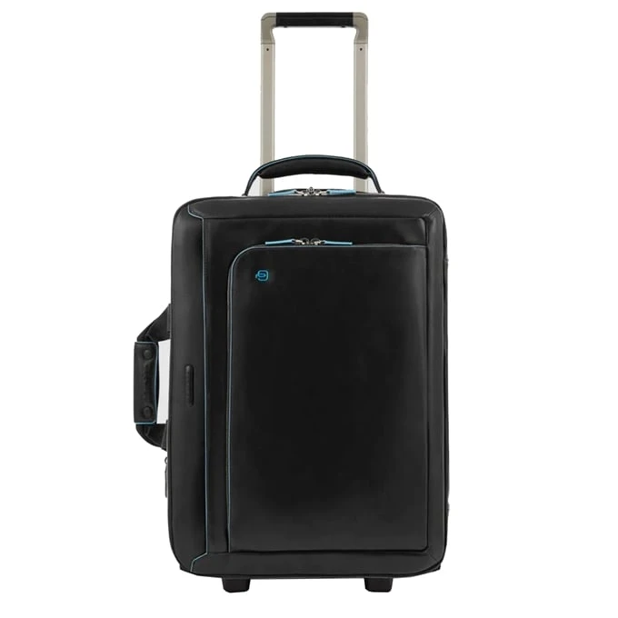 Piquadro Blue Square Cabin Trolley Black 1 Piquadro Blue Square Cabin Trolley Black