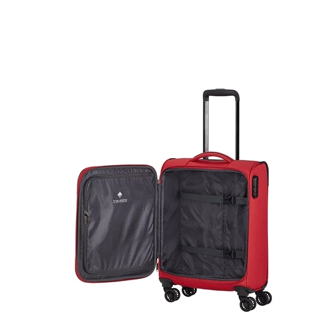 Travelite Chios 4 Wiel Trolley S Red 7 Travelite Chios 4 Wiel Trolley S Red - Afbeelding 7