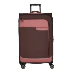 Travelite Viia 4 Wheel Trolley L Expandable Rose