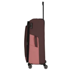 Travelite Viia 4 Wheel Trolley L Expandable Rose -Goedkope Koffert Rein Winkel image 12825