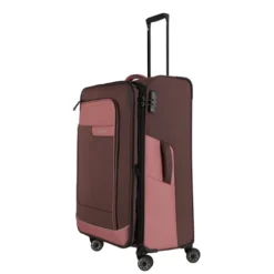 Travelite Viia 4 Wheel Trolley L Expandable Rose -Goedkope Koffert Rein Winkel image 12828