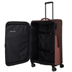 Travelite Viia 4 Wheel Trolley L Expandable Rose -Goedkope Koffert Rein Winkel image 12829