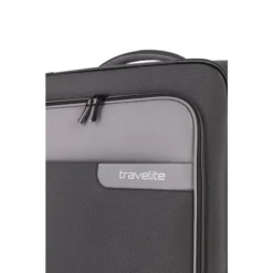 Travelite Viia 2 Wheel Trolley M Expandable Anthracite -Goedkope Koffert Rein Winkel image 12905