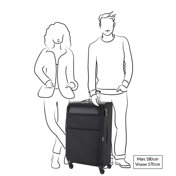 Gabol Cloud Trolley Large 79 Blue 2 Gabol Cloud Trolley Large 79 Blue - Afbeelding 2