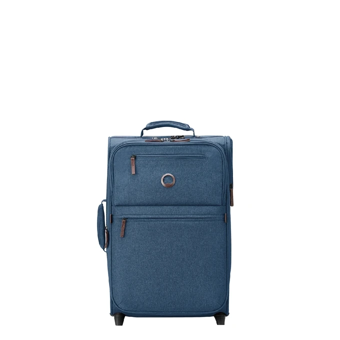 Delsey Maubert 2.0 Cabin Trolley 2-Wheel 55 Blue 1 Delsey Maubert 2.0 Cabin Trolley 2-Wheel 55 Blue