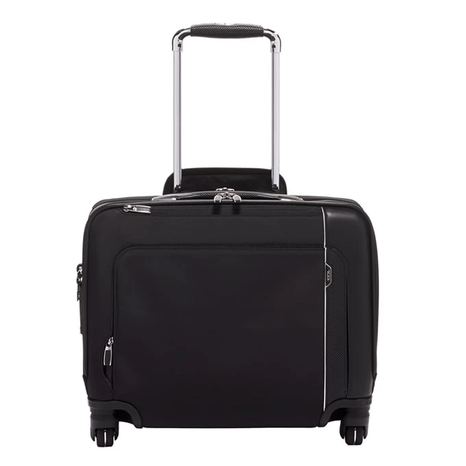 Tumi Arrivé Compact 4 Wheel Briefcase Black 1 Tumi Arrivé Compact 4 Wheel Briefcase Black