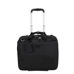 Lipault 4BIZ Rolling Tote Black