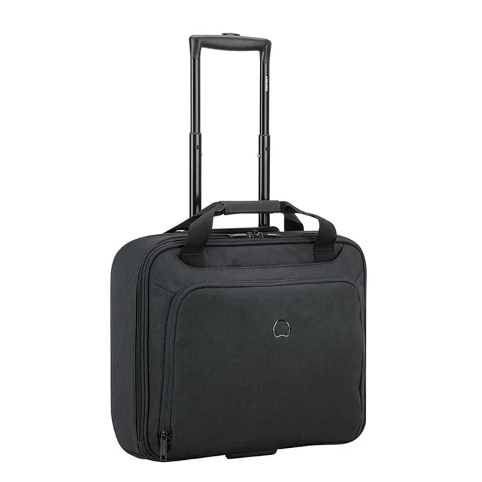 Delsey Esplanade One Compartment Trolley Boardcase 15.6" Deep Black 3 Delsey Esplanade One Compartment Trolley Boardcase 15.6" Deep Black - Afbeelding 3