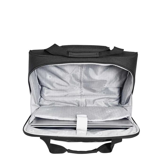 Delsey Esplanade One Compartment Trolley Boardcase 15.6" Deep Black 5 Delsey Esplanade One Compartment Trolley Boardcase 15.6" Deep Black - Afbeelding 5