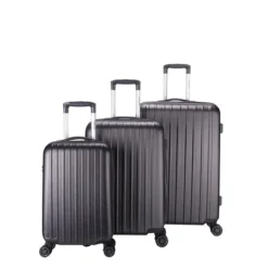 Decent Tranporto One 3-delige Kofferset Antraciet