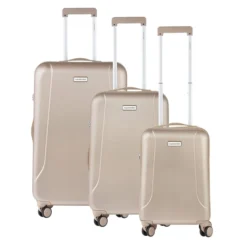 CarryOn Skyhopper Trolleyset 3pcs TSA Champagne