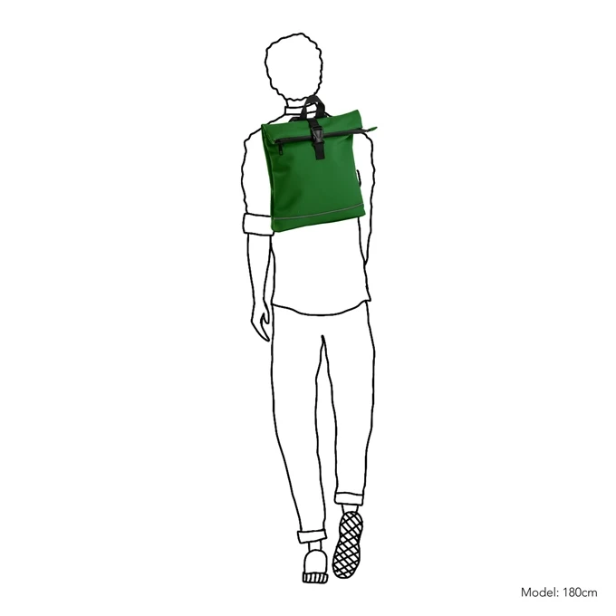 Daniel Ray Jefferson Waterafstotende Backpack S Apple Green 2 Daniel Ray Jefferson Waterafstotende Backpack S Apple Green - Afbeelding 2