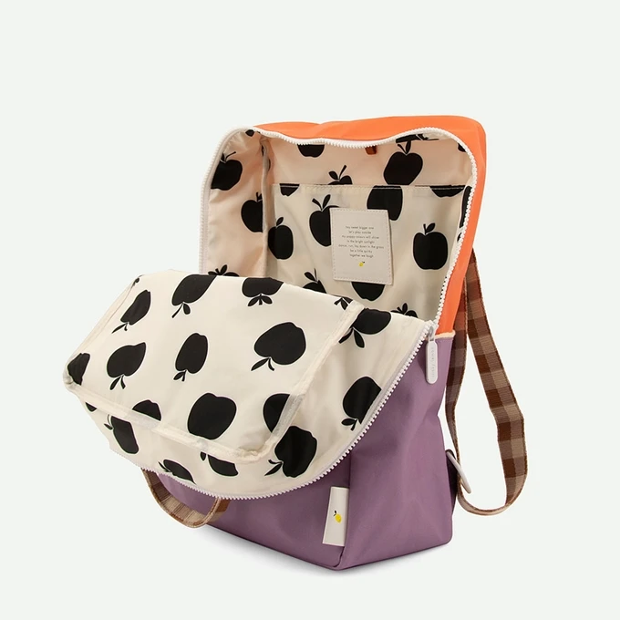 Sticky Lemon Colourblocking Backpack Large Orange Juice Plum Purple Schoolbus Brown 5 Sticky Lemon Colourblocking Backpack Large Orange Juice Plum Purple Schoolbus Brown - Afbeelding 5
