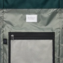 Sandqvist Ilon Backpack Dark Green With Natural Leather -Goedkope Koffert Rein Winkel image 14825