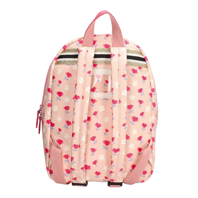 Zebra Trends Girls Rugzak Flower Hearts Roze 4 Zebra Trends Girls Rugzak Flower Hearts Roze - Afbeelding 4