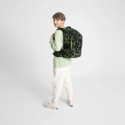 Satch Pack School Rugzak Green Supreme -Goedkope Koffert Rein Winkel image 15237