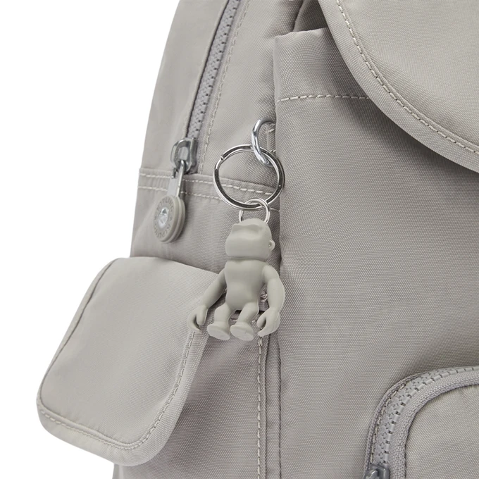 Kipling City Pack Rugzak S Grey Gris 4 Kipling City Pack Rugzak S Grey Gris - Afbeelding 4