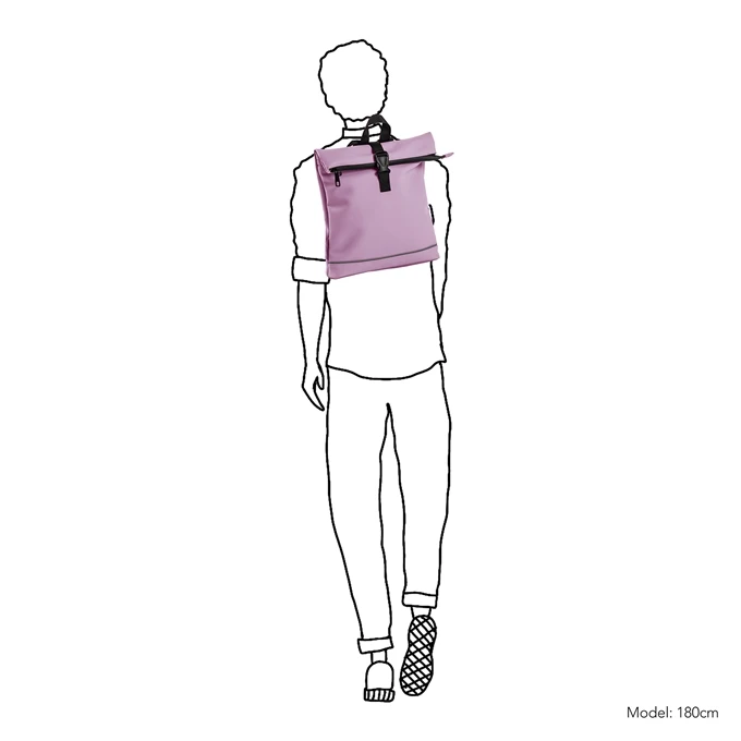 Daniel Ray Jefferson Waterafstotende Backpack S Lila 2 Daniel Ray Jefferson Waterafstotende Backpack S Lila - Afbeelding 2