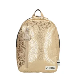 Zebra Trends Girls Leopard Rugzak Goud