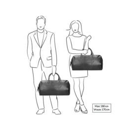 The Chesterfield Brand William Travelbag Black -Goedkope Koffert Rein Winkel image 1604