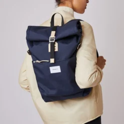 Sandqvist Ilon Backpack Navy -Goedkope Koffert Rein Winkel image 16398