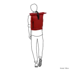 Daniel Ray Highlands Waterafstotende Laptop Backpack 15.6'' M Red -Goedkope Koffert Rein Winkel image 16606