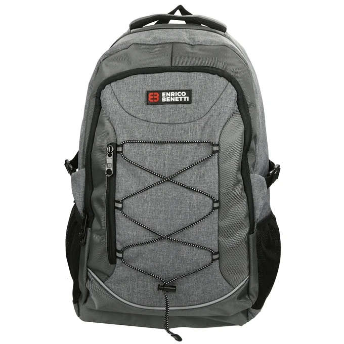 Enrico Benetti Yellow Stone 15'' Laptop Rugzak Grijs 1 Enrico Benetti Yellow Stone 15'' Laptop Rugzak Grijs