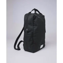 Sandqvist Knut Backpack II Black With Black Webbing -Goedkope Koffert Rein Winkel image 17177